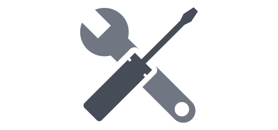 wrench and screw driver icon